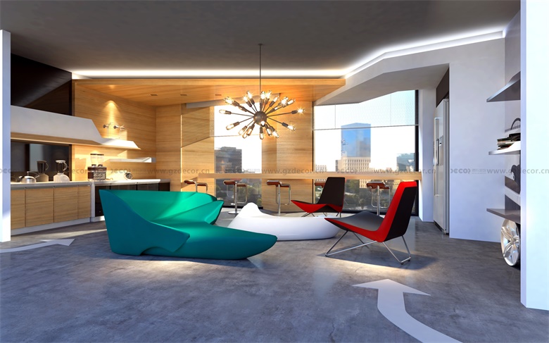 辦公室設(shè)計裝修應(yīng)該選擇適當(dāng)?shù)恼彰骱涂照{(diào)系統(tǒng)，以提供良好的工作環(huán)境